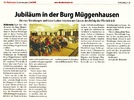 Artikel in Die Pferderegion, Ausgabe 06/08 Artikel über das Jubiläum in der Burg Müggenhausen