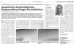 Artikel im „Vet-MedReport“ 29. Jahrgang 2005 über die Auswertung röntgenologischer Rückenuntersuchungen bei Vollblütern